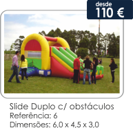 Slide Duplo com Obstaculos